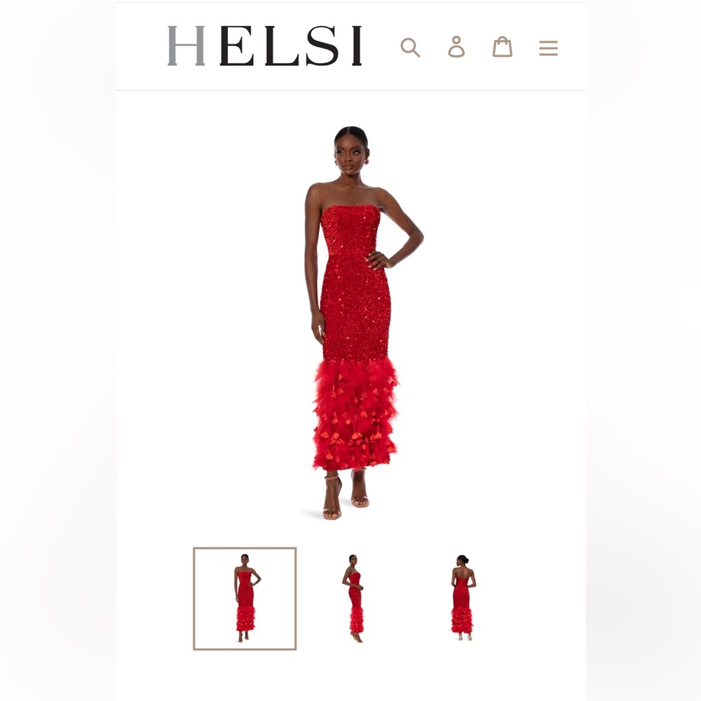 HELSI Ruby Red Dress